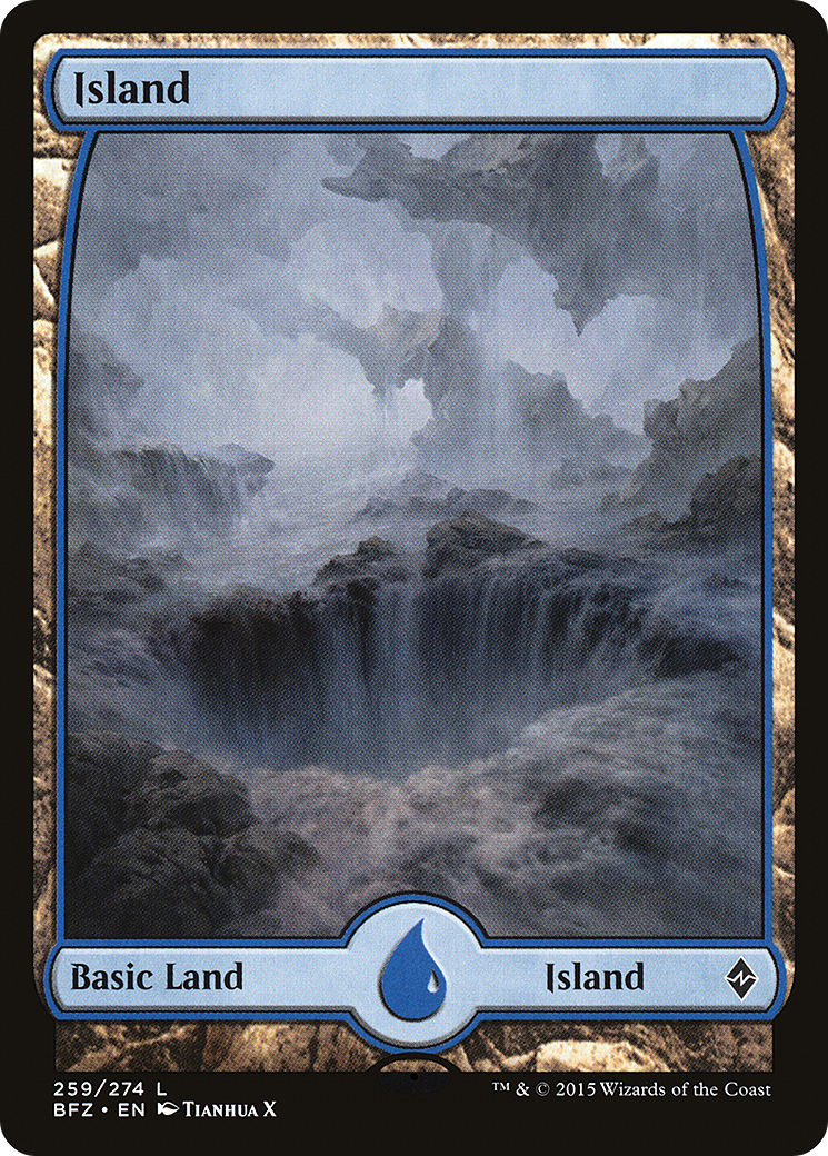 Island (BFZ-259) - Battle for Zendikar - Premium MTG Single from Wizards of the Coast - Just $0.08! Shop now at Game Crave Tournament Store