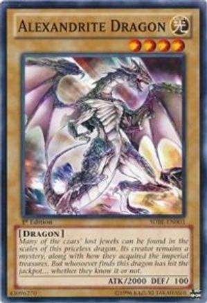 Alexandrite Dragon (SDBE-EN003) - Structure Deck: Saga of Blue-Eyes White Dragon Unlimited - Premium Yugioh Single from Konami - Just $0.25! Shop now at Game Crave Tournament Store