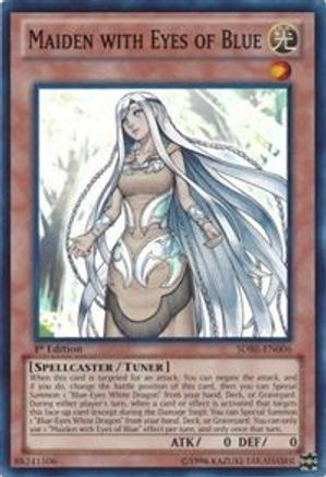 Maiden with Eyes of Blue (SDBE-EN006) - Structure Deck: Saga of Blue-Eyes White Dragon Unlimited - Premium Yugioh Single from Konami - Just $0.25! Shop now at Game Crave Tournament Store