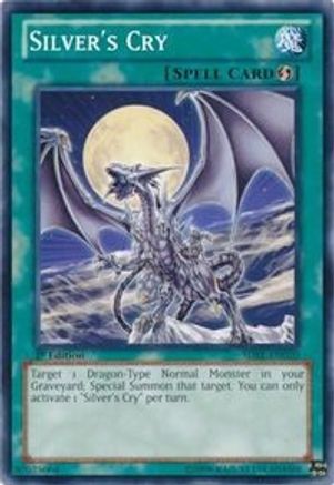 Silver's Cry (SDBE-EN020) - Structure Deck: Saga of Blue-Eyes White Dragon 1st Edition - Premium Yugioh Single from Konami - Just $0.12! Shop now at Game Crave Tournament Store