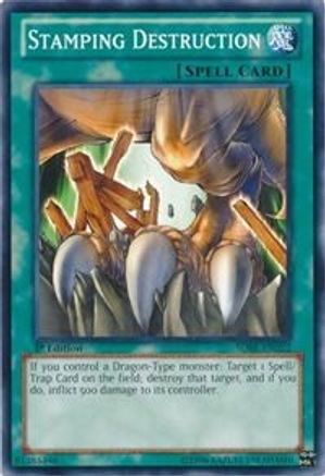 Stamping Destruction (SDBE-EN022) - Structure Deck: Saga of Blue-Eyes White Dragon Unlimited - Premium Yugioh Single from Konami - Just $0.25! Shop now at Game Crave Tournament Store