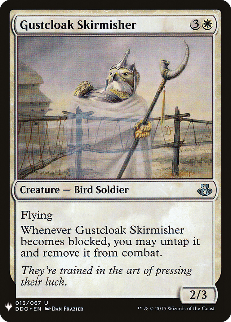 Gustcloak Skirmisher (MB1-130) - Mystery Booster - Premium MTG Single from Wizards of the Coast - Just $0.25! Shop now at Game Crave Tournament Store