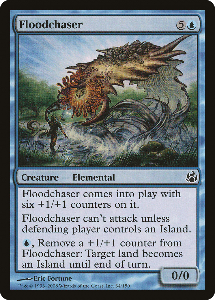 Floodchaser (MOR-034) - Morningtide - Premium MTG Single from Wizards of the Coast - Just $0.08! Shop now at Game Crave Tournament Store