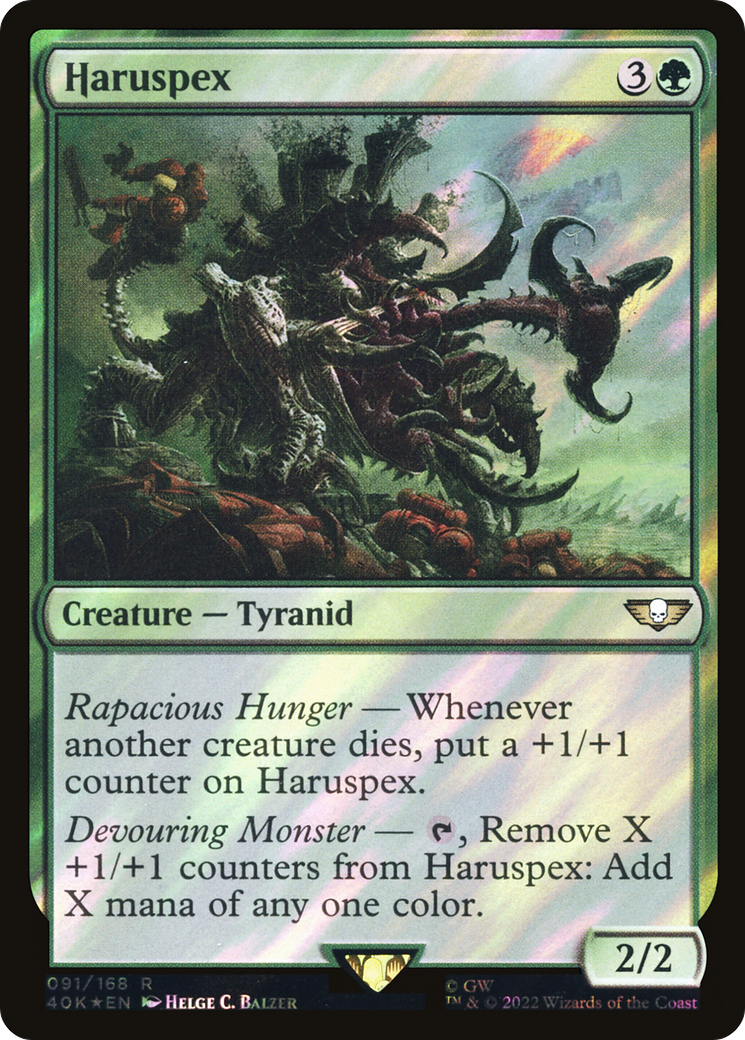 Haruspex (40K-91★) - Warhammer 40,000 Commander Foil - Premium MTG Single from Wizards of the Coast - Just $0.10! Shop now at Game Crave Tournament Store