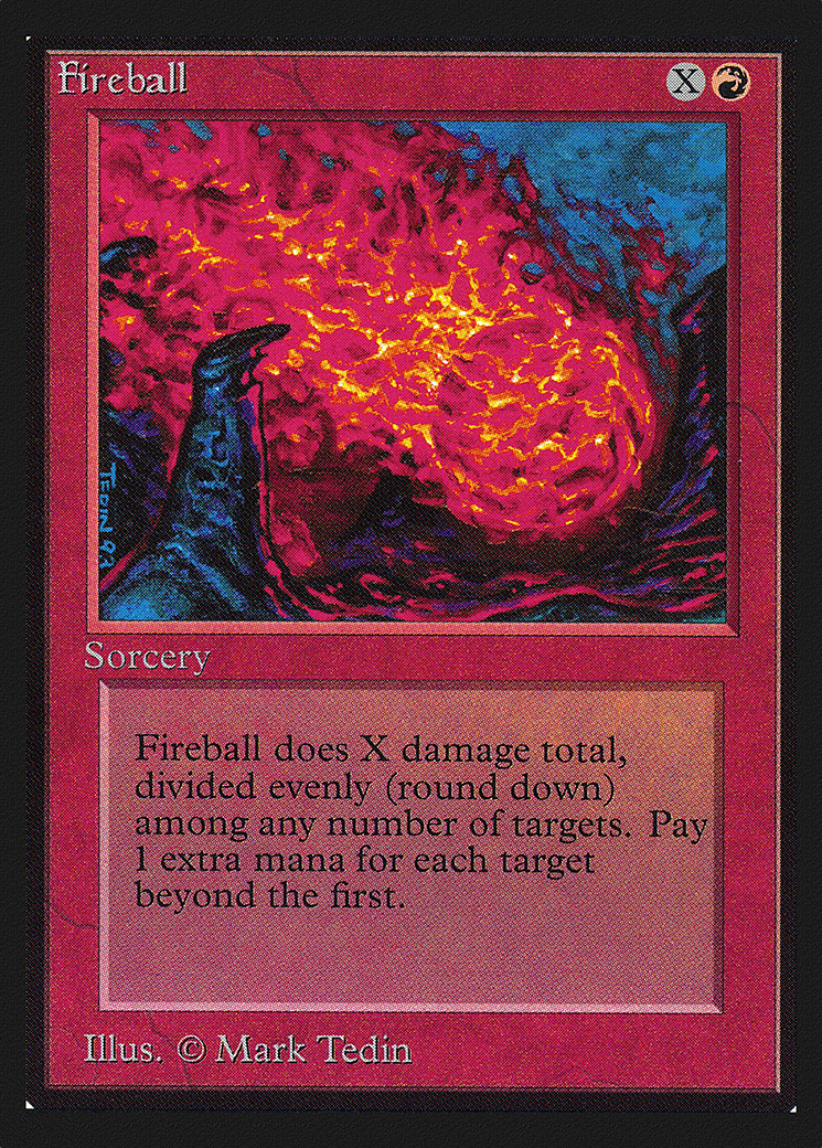 Fireball (CEI-150) - Intl. Collectors' Edition - Premium MTG Single from Wizards of the Coast - Just $2.39! Shop now at Game Crave Tournament Store