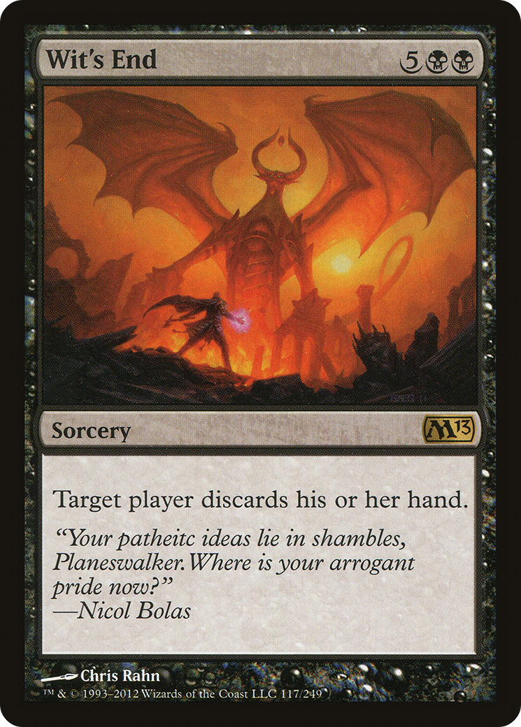Wit's End (M13-117) - Magic 2013 - Premium MTG Single from Wizards of the Coast - Just $0.25! Shop now at Game Crave Tournament Store