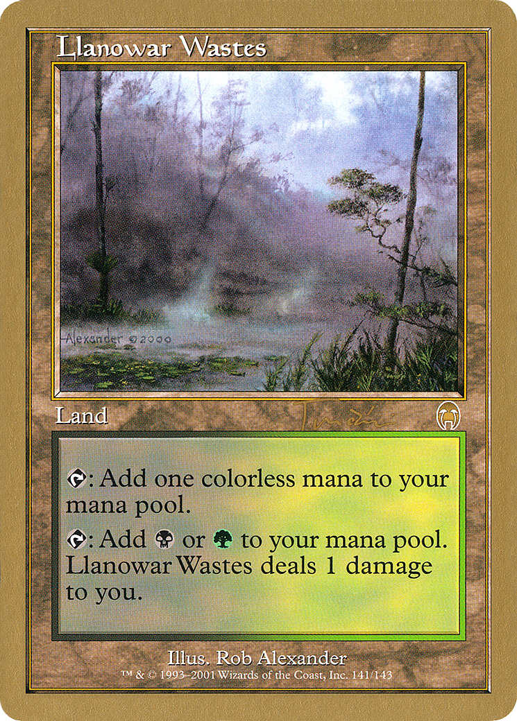 Llanowar Wastes (WC01-JT141) - World Championship Decks 2001 - Premium MTG Single from Wizards of the Coast - Just $7.40! Shop now at Game Crave Tournament Store