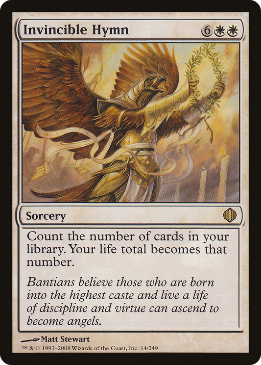 Invincible Hymn (ALA-014) - Shards of Alara - Premium MTG Single from Wizards of the Coast - Just $0.47! Shop now at Game Crave Tournament Store