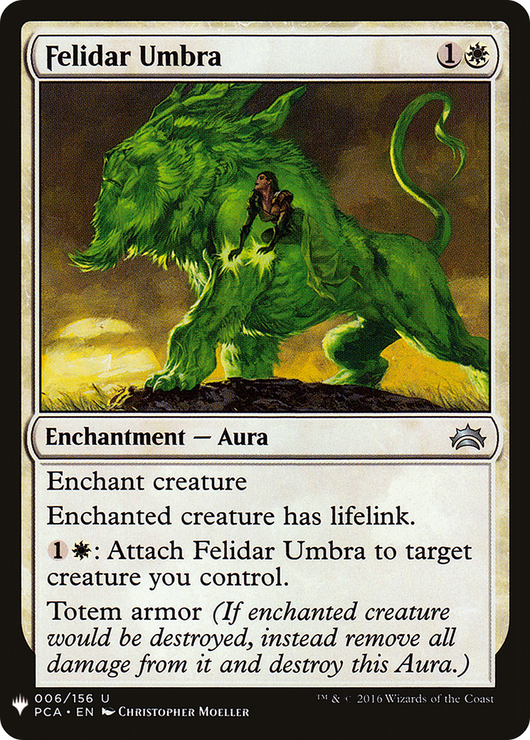 Felidar Umbra (MB1-109) - Mystery Booster - Premium MTG Single from Wizards of the Coast - Just $0.97! Shop now at Game Crave Tournament Store