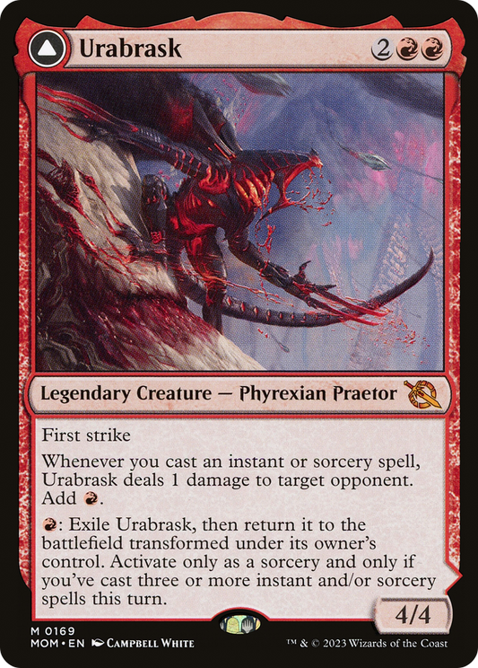 Urabrask // The Great Work (MOM-169) - March of the Machine - Premium MTG Single from Wizards of the Coast - Just $3.19! Shop now at Game Crave Tournament Store