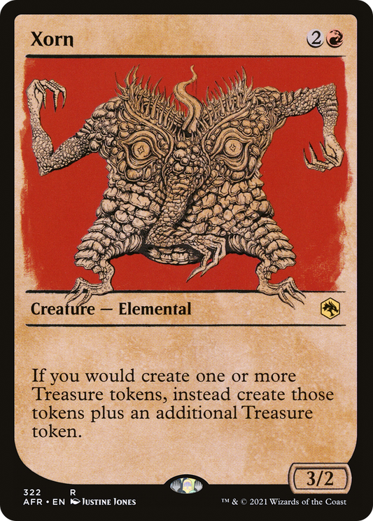 Xorn (AFR-322) - Adventures in the Forgotten Realms: (Showcase) - Premium MTG Single from Wizards of the Coast - Just $3.14! Shop now at Game Crave Tournament Store