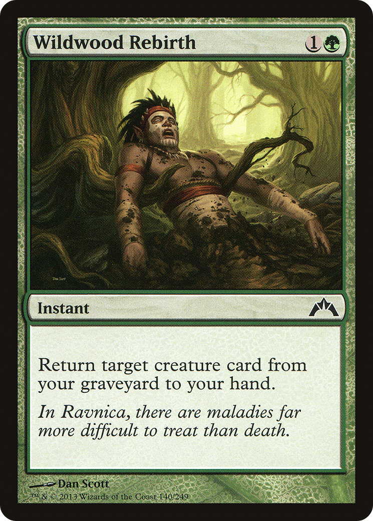Wildwood Rebirth (GTC-140) - Gatecrash - Premium MTG Single from Wizards of the Coast - Just $0.25! Shop now at Game Crave Tournament Store