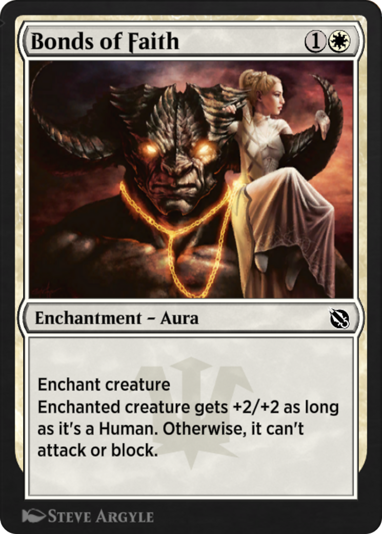 Bonds of Faith (SIS-003) - Shadows of the Past - Premium MTG Single from Wizards of the Coast - Just $0! Shop now at Game Crave Tournament Store