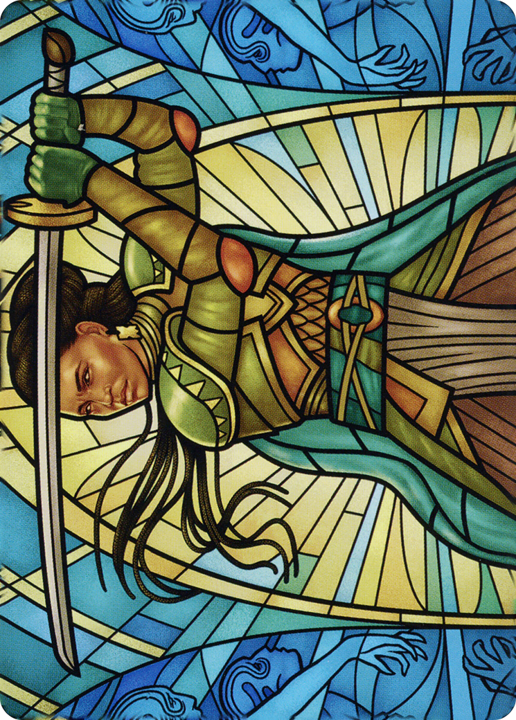 Shanna, Purifying Blade // Shanna, Purifying Blade (ADMU-077) - Dominaria United Art Series (Borderless) - Premium MTG Single from Wizards of the Coast - Just $0! Shop now at Game Crave Tournament Store