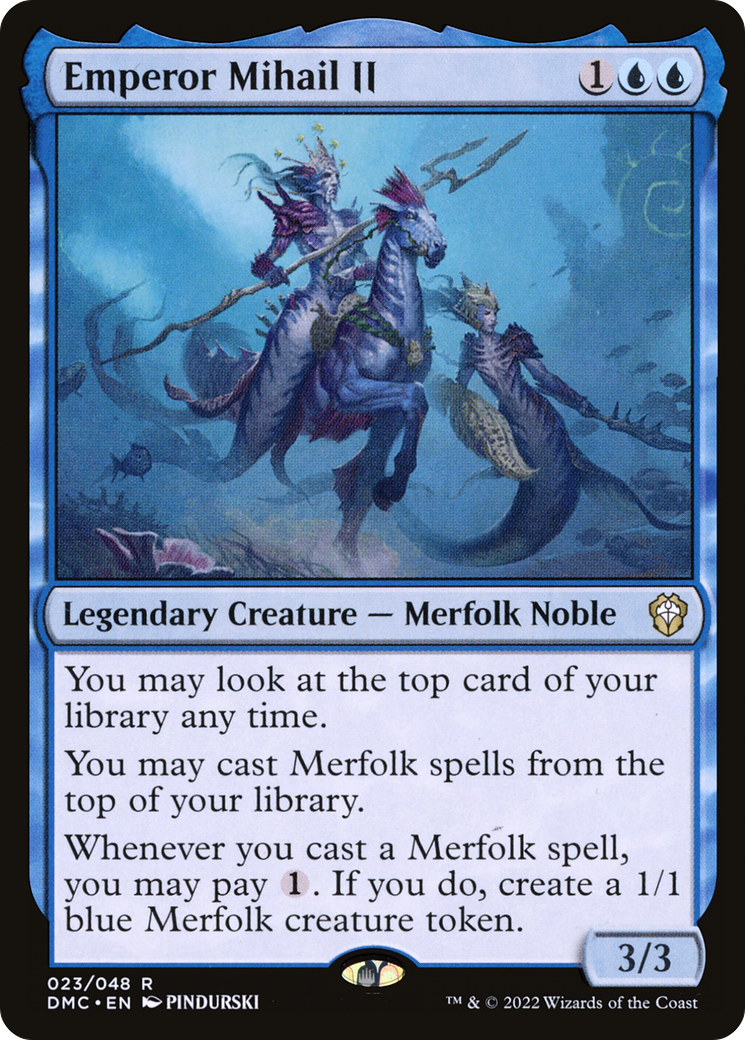 Emperor Mihail II (DMC-023) - Dominaria United Commander - Premium MTG Single from Wizards of the Coast - Just $0.08! Shop now at Game Crave Tournament Store