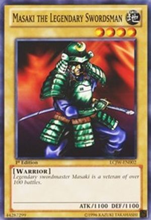 Masaki the Legendary Swordsman (LCJW-EN002) - Legendary Collection 4: Joey's World 1st Edition - Premium Yugioh Single from Konami - Just $0.26! Shop now at Game Crave Tournament Store