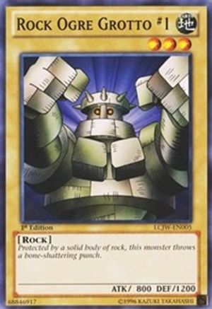 Rock Ogre Grotto #1 (LCJW-EN005) - Legendary Collection 4: Joey's World 1st Edition - Premium Yugioh Single from Konami - Just $0.26! Shop now at Game Crave Tournament Store