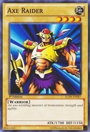 Axe Raider (LCJW-EN007) - Legendary Collection 4: Joey's World 1st Edition - Premium Yugioh Single from Konami - Just $0.39! Shop now at Game Crave Tournament Store