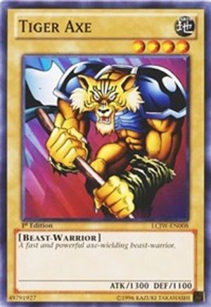 Tiger Axe (LCJW-EN008) - Legendary Collection 4: Joey's World 1st Edition - Premium Yugioh Single from Konami - Just $0.90! Shop now at Game Crave Tournament Store