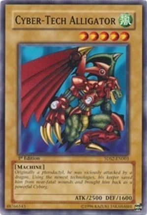 Cyber-Tech Alligator (LCJW-EN011) - Legendary Collection 4: Joey's World 1st Edition - Premium Yugioh Single from Konami - Just $0.90! Shop now at Game Crave Tournament Store