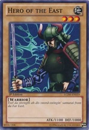 Hero of the East (LCJW-EN019) - Legendary Collection 4: Joey's World 1st Edition - Premium Yugioh Single from Konami - Just $0.37! Shop now at Game Crave Tournament Store