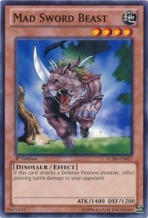 Mad Sword Beast (LCJW-EN027) - Legendary Collection 4: Joey's World 1st Edition - Premium Yugioh Single from Konami - Just $0.38! Shop now at Game Crave Tournament Store
