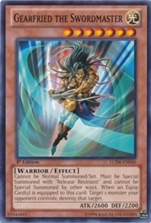 Gearfried the Swordmaster (LCJW-EN040) - Legendary Collection 4: Joey's World 1st Edition - Premium Yugioh Single from Konami - Just $0.90! Shop now at Game Crave Tournament Store
