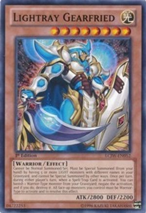 Lightray Gearfried (LCJW-EN052) - Legendary Collection 4: Joey's World 1st Edition - Premium Yugioh Single from Konami - Just $0.26! Shop now at Game Crave Tournament Store