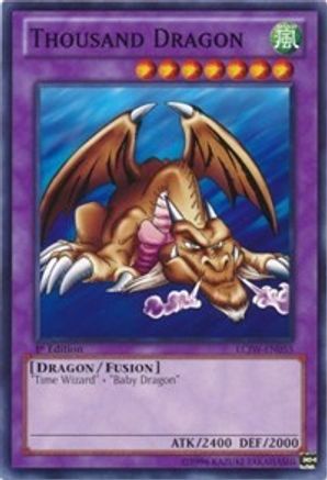 Thousand Dragon (LCJW-EN055) - Legendary Collection 4: Joey's World 1st Edition - Premium Yugioh Single from Konami - Just $0.44! Shop now at Game Crave Tournament Store