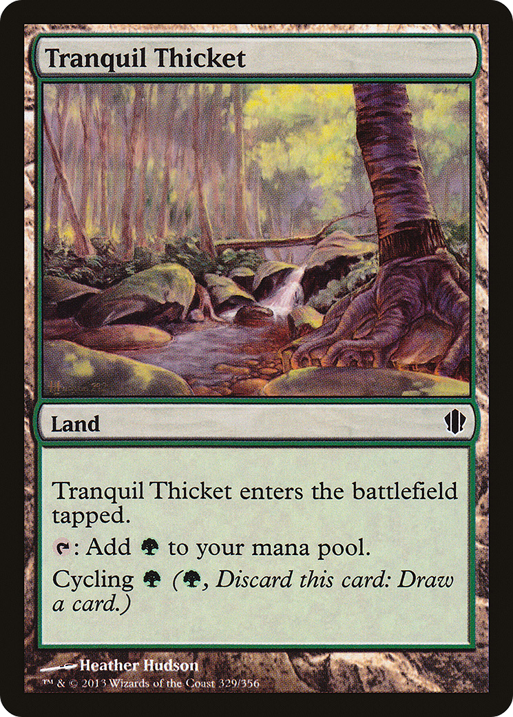 Tranquil Thicket (C13-329) - Commander 2013 - Premium MTG Single from Wizards of the Coast - Just $0.08! Shop now at Game Crave Tournament Store