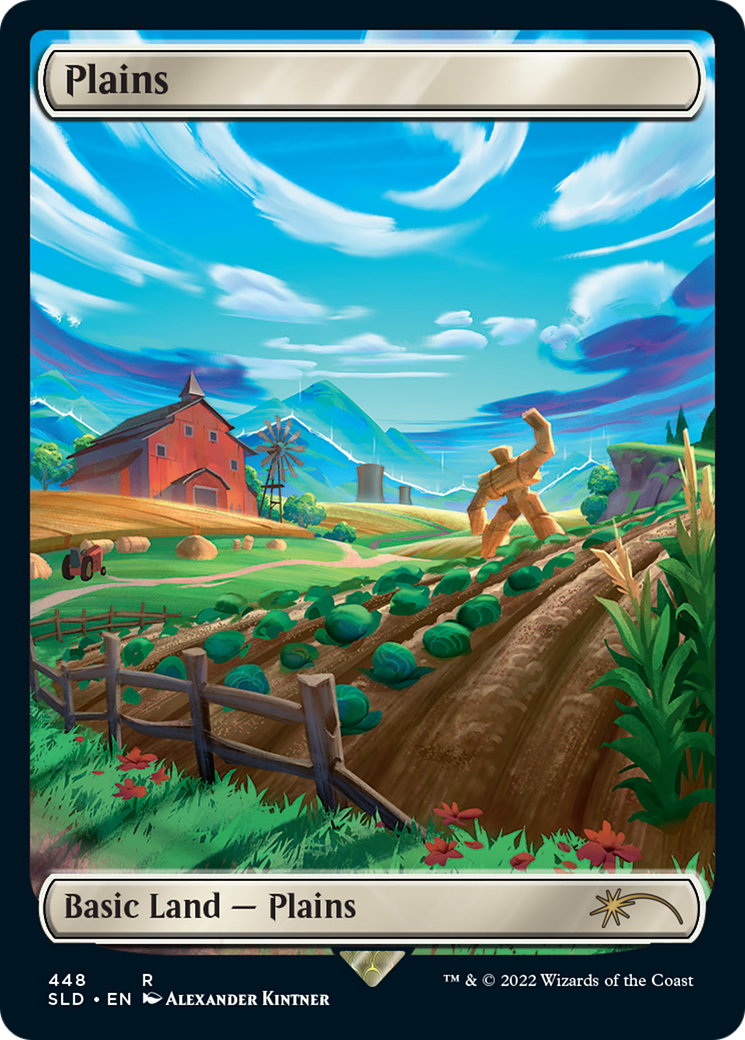 Plains (SLD-448) - Secret Lair Drop: (Full Art) - Premium MTG Single from Wizards of the Coast - Just $4.14! Shop now at Game Crave Tournament Store