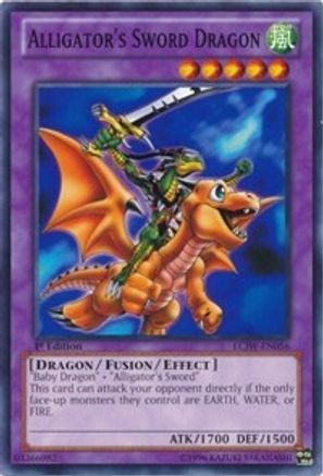 Alligator's Sword Dragon (LCJW-EN056) - Legendary Collection 4: Joey's World 1st Edition - Premium Yugioh Single from Konami - Just $0.63! Shop now at Game Crave Tournament Store