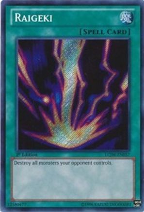 Raigeki (LCJW-EN057) - Legendary Collection 4: Joey's World 1st Edition - Premium Yugioh Single from Konami - Just $1.08! Shop now at Game Crave Tournament Store
