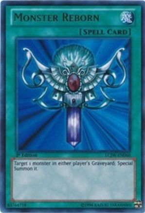 Monster Reborn (LCJW-EN060) - Legendary Collection 4: Joey's World 1st Edition - Premium Yugioh Single from Konami - Just $0.89! Shop now at Game Crave Tournament Store