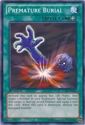 Premature Burial (LCJW-EN064) - Legendary Collection 4: Joey's World 1st Edition - Premium Yugioh Single from Konami - Just $0.58! Shop now at Game Crave Tournament Store