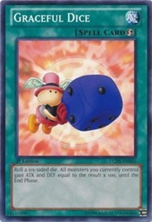 Graceful Dice (LCJW-EN065) - Legendary Collection 4: Joey's World 1st Edition - Premium Yugioh Single from Konami - Just $1.60! Shop now at Game Crave Tournament Store