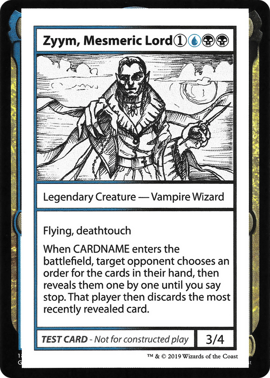 Zyym, Mesmeric Lord (CMB2-104) - Mystery Booster Playtest Cards 2021 - Premium MTG Single from Wizards of the Coast - Just $0.26! Shop now at Game Crave Tournament Store