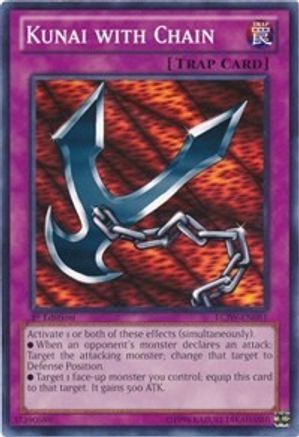 Kunai with Chain (LCJW-EN081) - Legendary Collection 4: Joey's World 1st Edition - Premium Yugioh Single from Konami - Just $0.37! Shop now at Game Crave Tournament Store