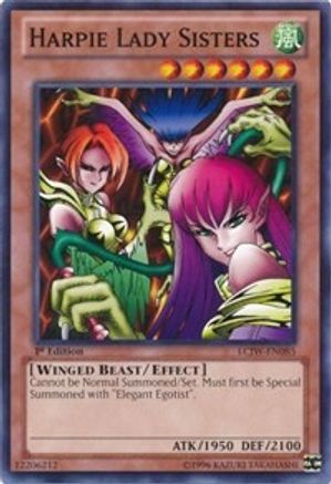 Harpie Lady Sisters (LCJW-EN085) - Legendary Collection 4: Joey's World 1st Edition - Premium Yugioh Single from Konami - Just $0.37! Shop now at Game Crave Tournament Store