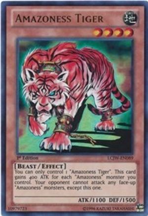 Amazoness Tiger (LCJW-EN089) - Legendary Collection 4: Joey's World 1st Edition - Premium Yugioh Single from Konami - Just $0.46! Shop now at Game Crave Tournament Store