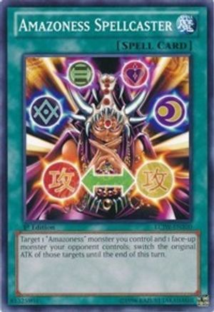 Amazoness Spellcaster (LCJW-EN100) - Legendary Collection 4: Joey's World 1st Edition - Premium Yugioh Single from Konami - Just $0.96! Shop now at Game Crave Tournament Store