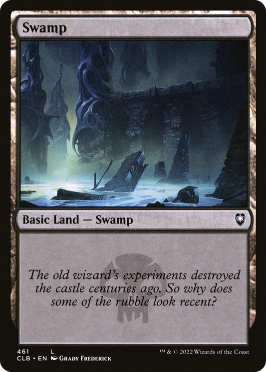 Swamp (CLB-461) - Commander Legends: Battle for Baldur's Gate Foil - Premium MTG Single from Wizards of the Coast - Just $0.25! Shop now at Game Crave Tournament Store