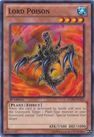 Lord Poison (LCJW-EN120) - Legendary Collection 4: Joey's World 1st Edition - Premium Yugioh Single from Konami - Just $0.50! Shop now at Game Crave Tournament Store