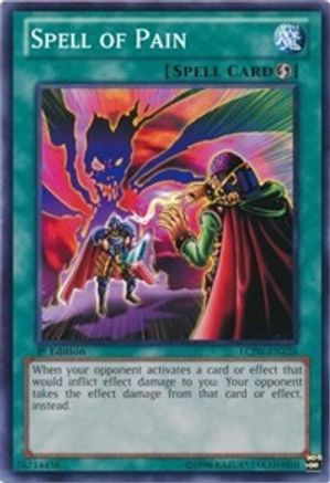 Spell of Pain (LCJW-EN128) - Legendary Collection 4: Joey's World 1st Edition - Premium Yugioh Single from Konami - Just $1.14! Shop now at Game Crave Tournament Store