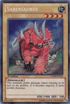 Sabersaurus (LCJW-EN143) - Legendary Collection 4: Joey's World 1st Edition - Premium Yugioh Single from Konami - Just $5.52! Shop now at Game Crave Tournament Store