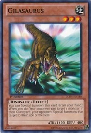 Gilasaurus (LCJW-EN148) - Legendary Collection 4: Joey's World 1st Edition - Premium Yugioh Single from Konami - Just $0.25! Shop now at Game Crave Tournament Store