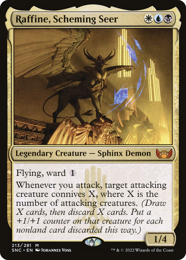 Raffine, Scheming Seer (SNC-213) - Streets of New Capenna - Premium MTG Single from Wizards of the Coast - Just $2.32! Shop now at Game Crave Tournament Store