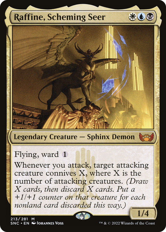 Raffine, Scheming Seer (SNC-213) - Streets of New Capenna - Premium MTG Single from Wizards of the Coast - Just $2.32! Shop now at Game Crave Tournament Store