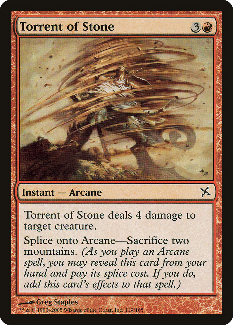 Torrent of Stone (BOK-119) - Betrayers of Kamigawa - Premium MTG Single from Wizards of the Coast - Just $0.25! Shop now at Game Crave Tournament Store