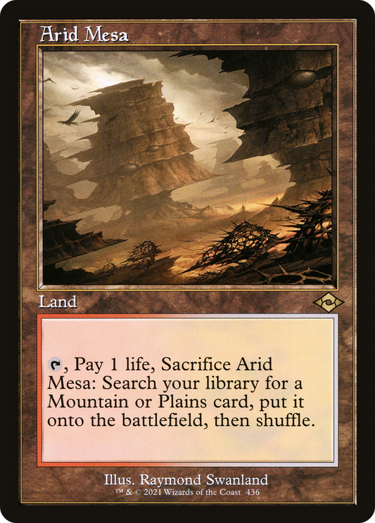 Arid Mesa (MH2-436) - Modern Horizons 2 - Premium MTG Single from Wizards of the Coast - Just $7.36! Shop now at Game Crave Tournament Store